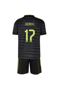 Real Madrid Lucas Vazquez #17 Babytruitje 3e tenue Kind 2022-23 Korte Mouw (+ Korte broeken)